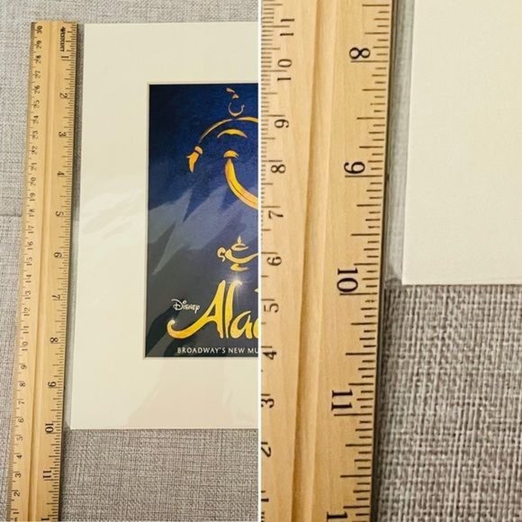 2/$10 Aladdin Broadway Musical Theater Poster Print Matted sz 8 in x 10 in new - Picture 2 of 5